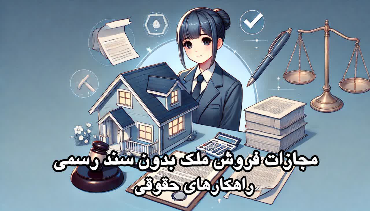 مجازات فروش ملک بدون سند رسمی